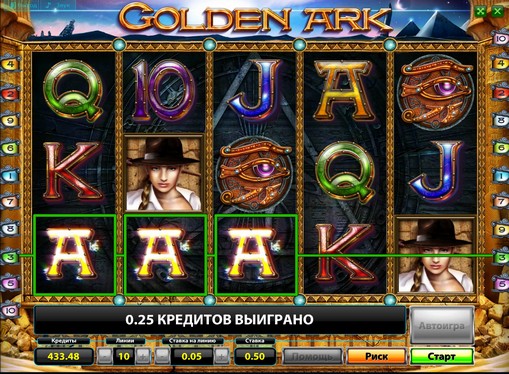 Das Aussehen des Spielautomat Golden Ark Deluxe