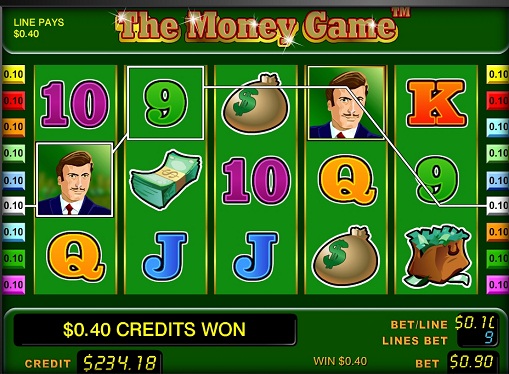 Das Money Game spielt den Slot online