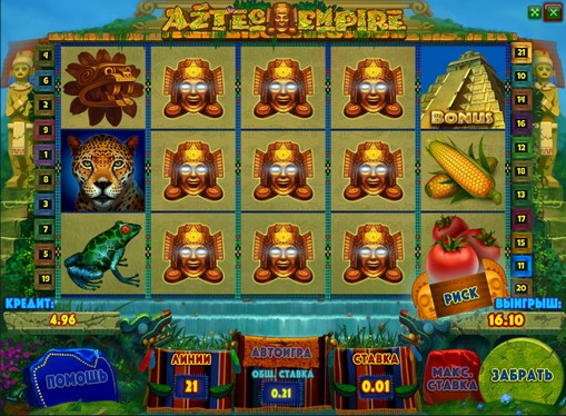 Die Rollen von Slot Aztec Empire