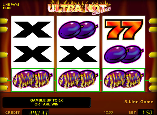 Die Zeichen des Spielautomat Ultra Hot Deluxe