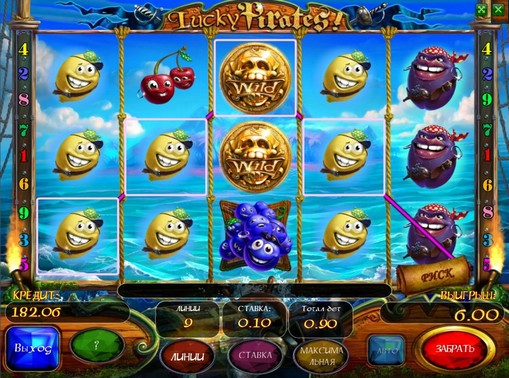 Lucky Pirates Spielen Sie den Spielautomat online für Geld