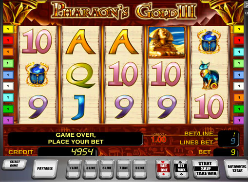 Pharaoh's Gold III Spielen Sie den Spielautomat online