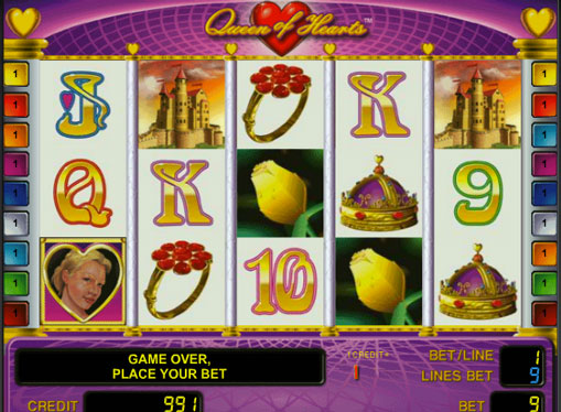 Queen of Hearts Spielen Sie den Spielautomat online für Geld