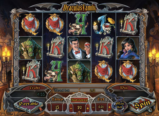 Spielautomat Dracula`s Family für Geld