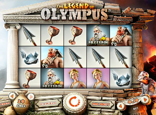 Spielautomat Legend of Olympus online für Geld
