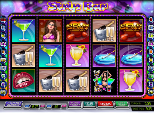 Strip Bar Spielen Sie den Spielautomat online für Geld